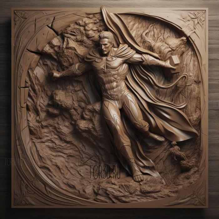 Heroes 2 stl model for CNC